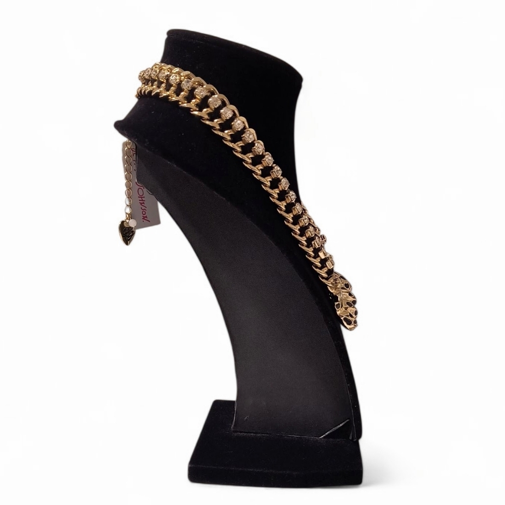 Betsey Johnson Leopard Paws Necklace - Picture 3 of 5